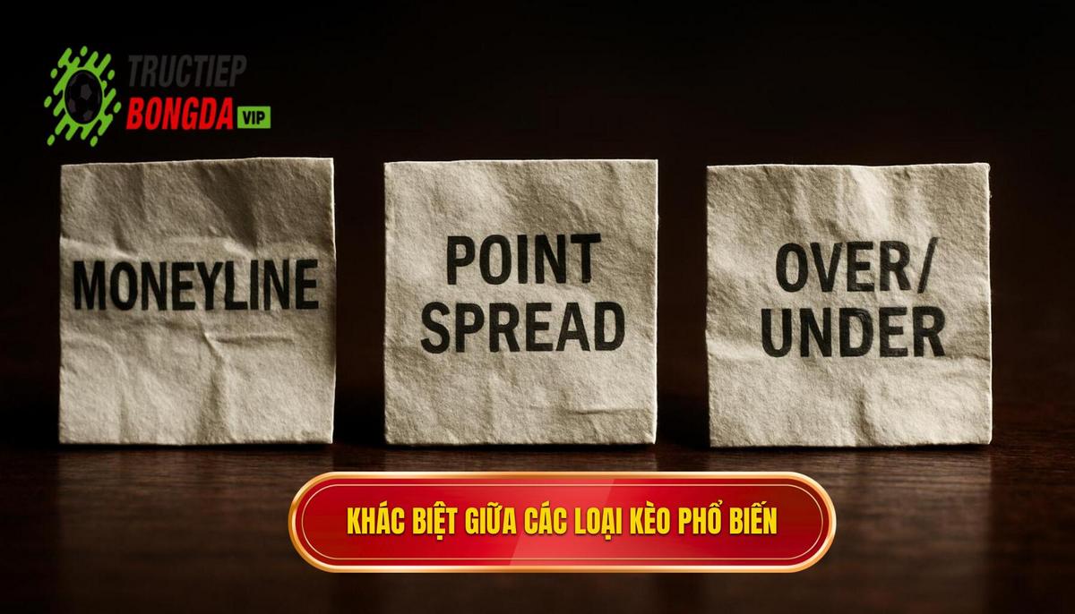 Phân tích sự khác biệt giữa các loại kèo phổ biến