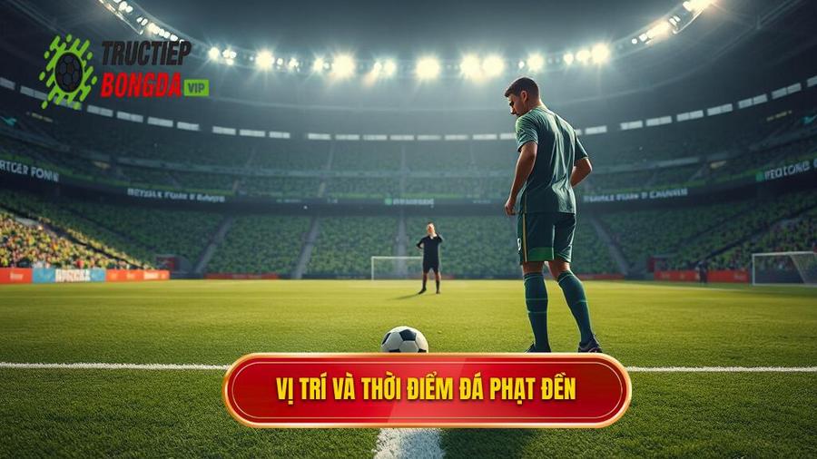 1. Vị trí và thời điểm đá phạt đền