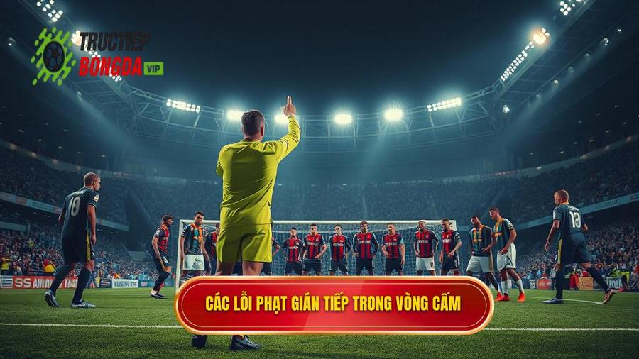 2. Các lỗi phạt gián tiếp trong vòng cấm