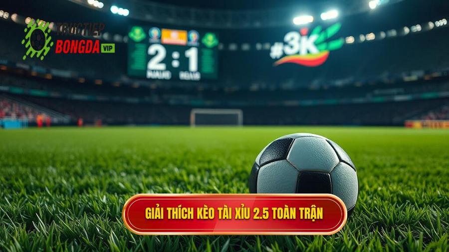 Hiểu đúng về kèo tài xỉu 2.5 toàn trận là gì?
