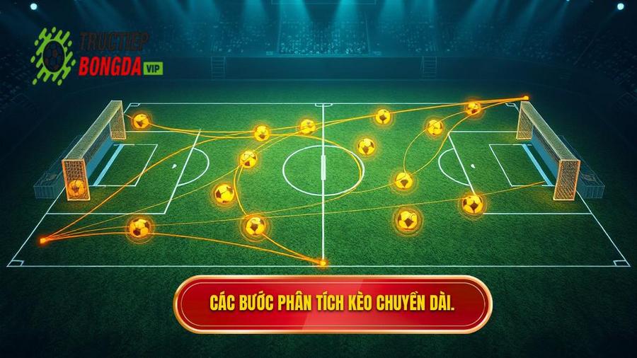 Các bước thực hiện cách phân tích kèo dựa trên tỷ lệ chuyền dài