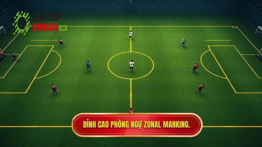 Kỹ thuật phòng ngự zonal marking: Bí quyết thép trong bóng đá hiện đại